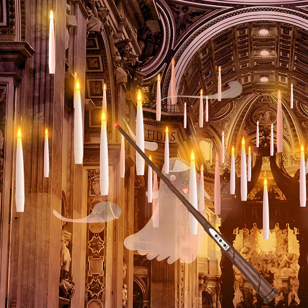 Floating Candles with Wand Remote